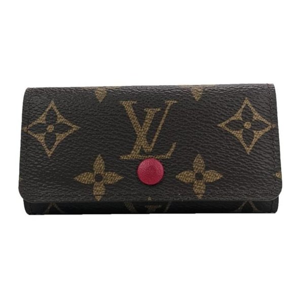 Louis Vuitton Handbags - SOLD Louis Vuitton Monogram Fuchsia 4 Ring Key Holder